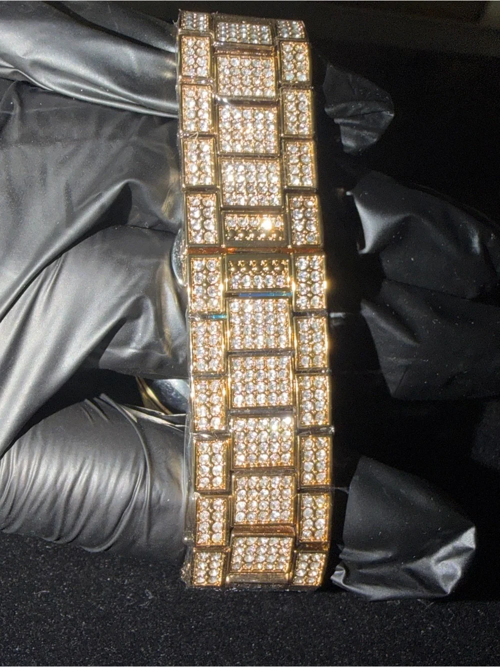 Gold Crystal Men's Fashion Watch